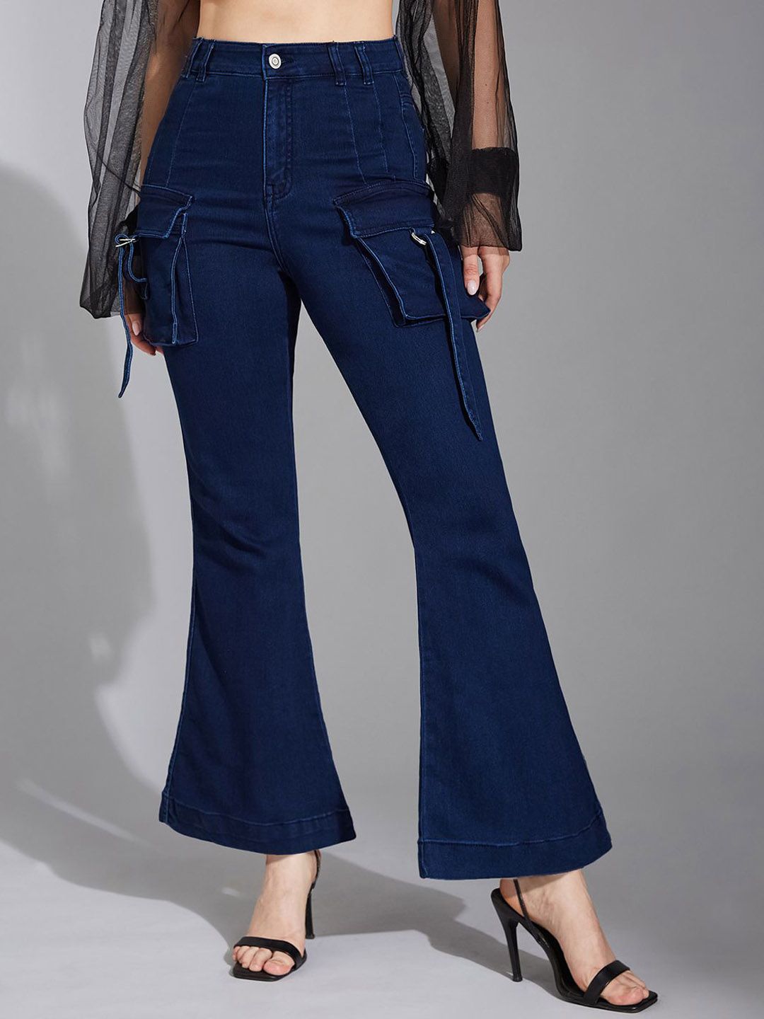 Life With Pockets Women High-Rise Clean Look Stretchable Bootcut Jeans-picture-36