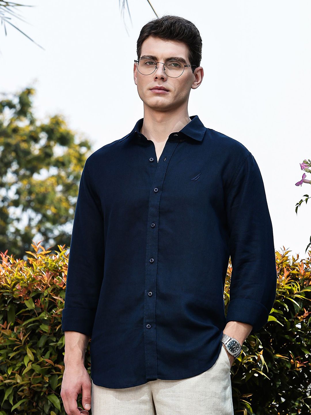 Nautica Men Premium Slim Fit Casual Shirt-picture-38