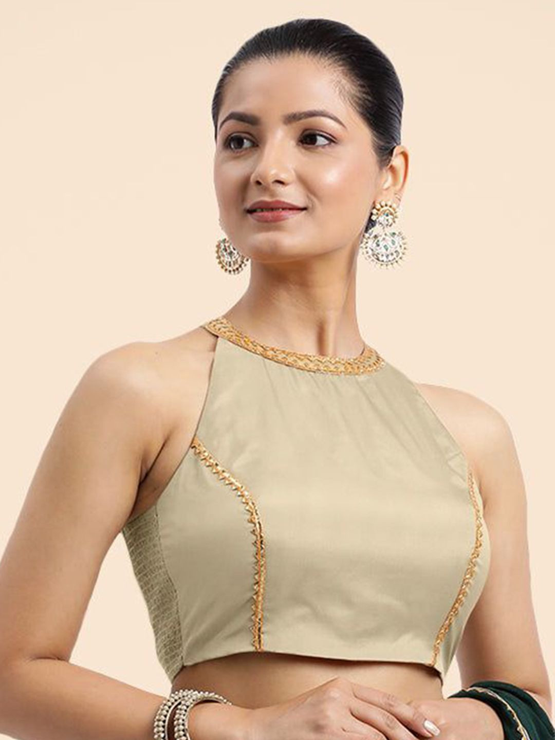 Binks Sleeveless Flexi Fit Saree Blouse-image-8