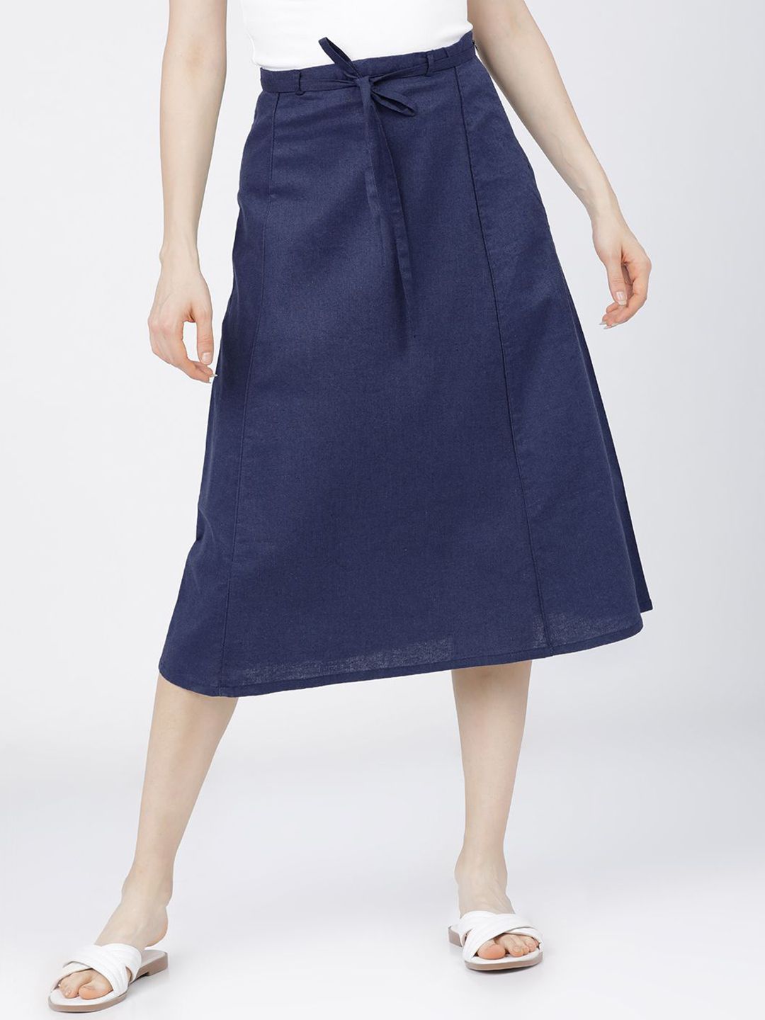 Tokyo Talkies A-Line Midi Skirt-picture-50