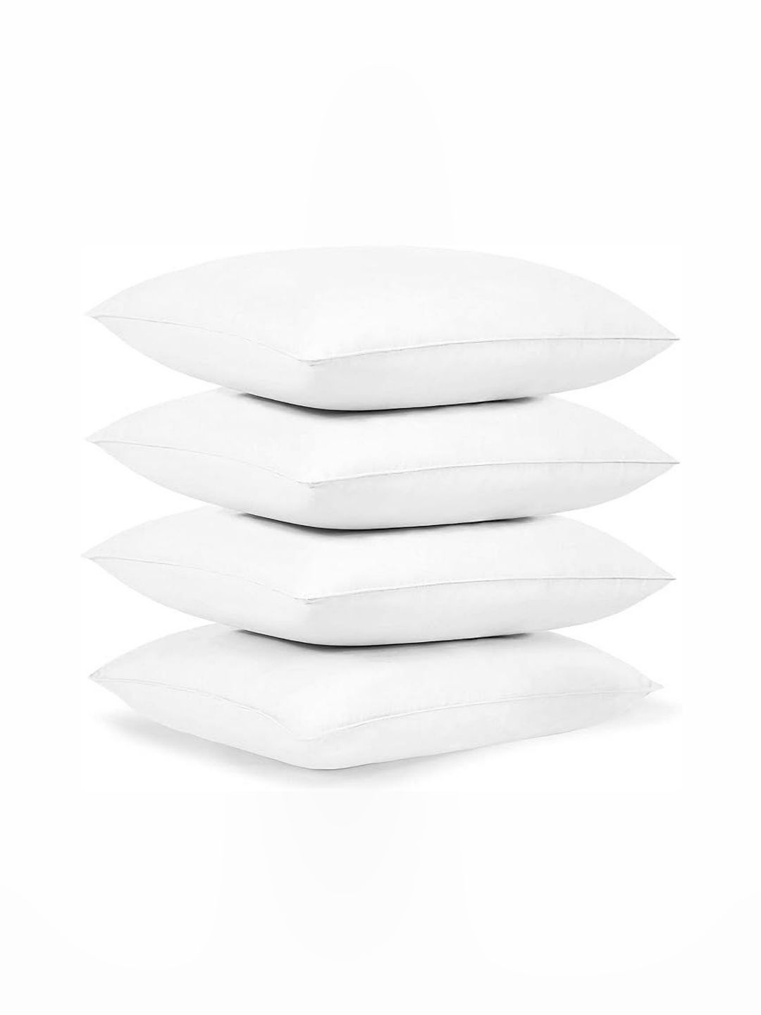 Shadowkart White 4 Pieces Fibre Filled Polyester Ultra Soft Sleep Pillows-image-26