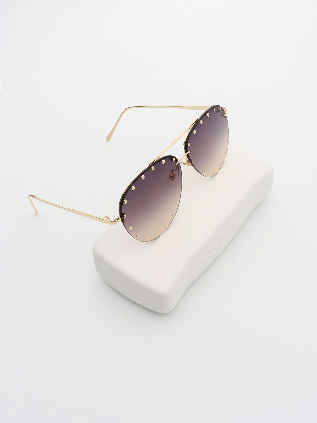 PELLE LUXUR Women Aviator Sunglasses with UV Protected Lens PL25GS138-image-28