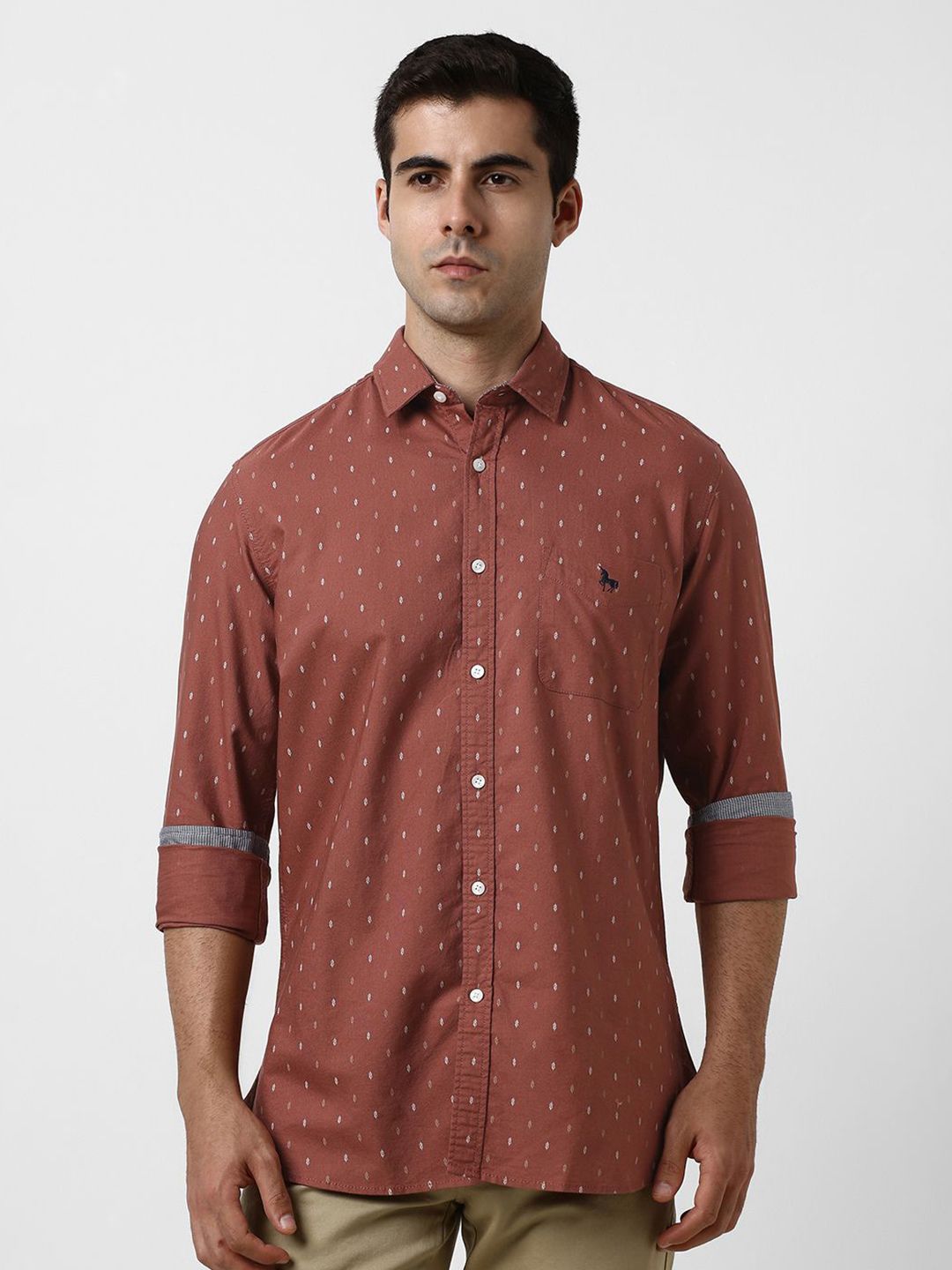 Van Heusen Sport Men Cotton Slim Fit Printed Casual Shirt-picture-32