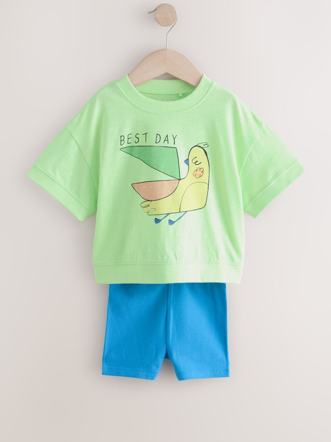 NEXT Girls Printed T-Shirt & Shorts Co-Ords-picture-21