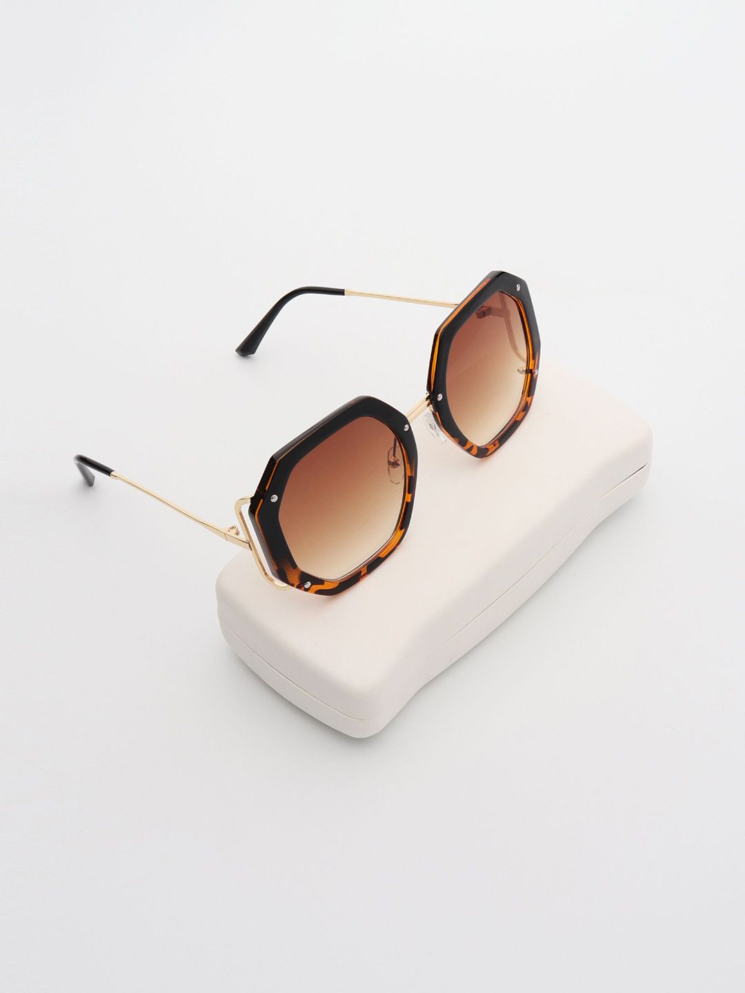 PELLE LUXUR Women Rectangle Sunglasses with UV Protected Lens PL25GS118-image-44