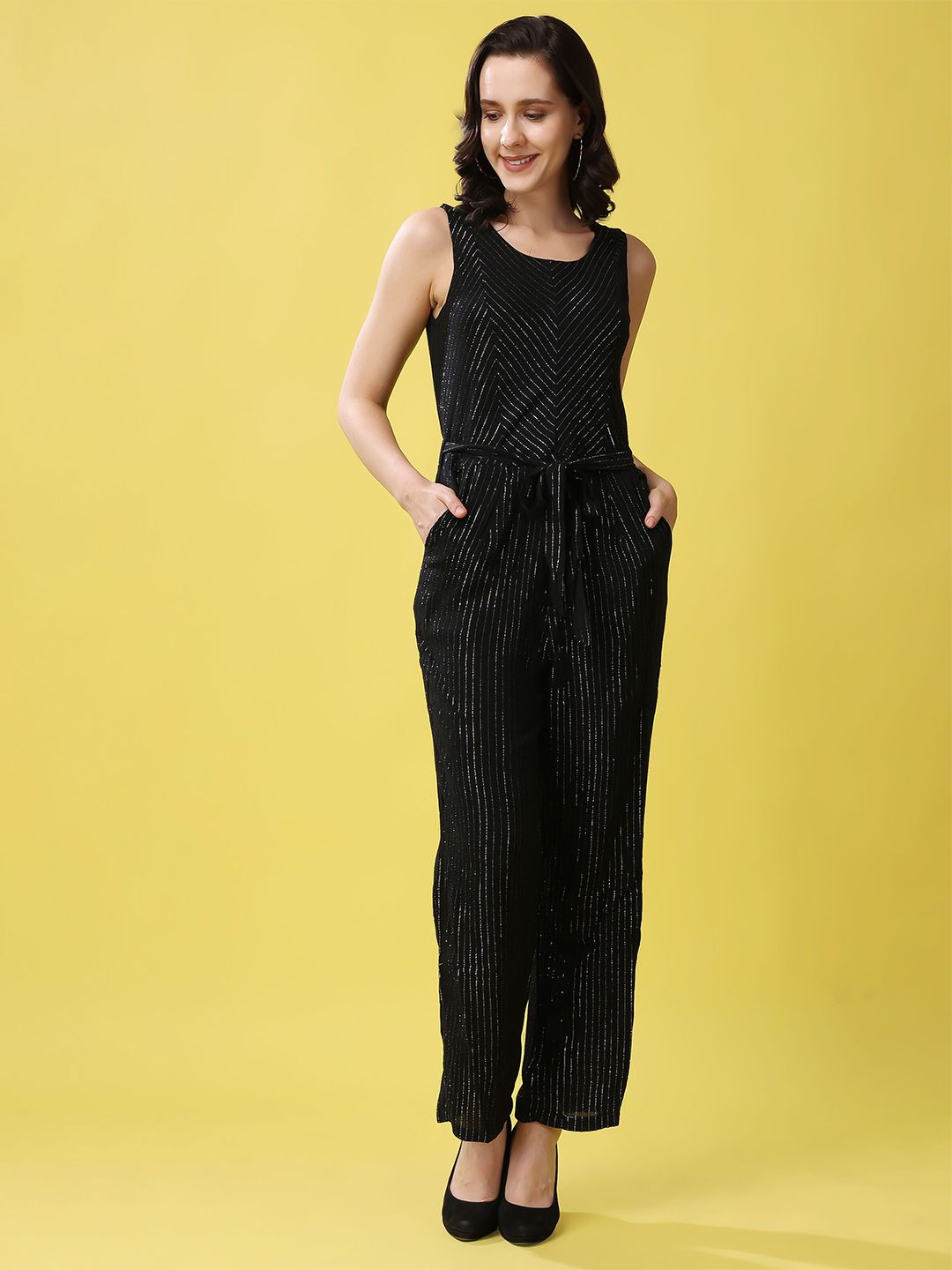 RANGRIWAZ Women Solid Basic Jumpsuit-picture-17