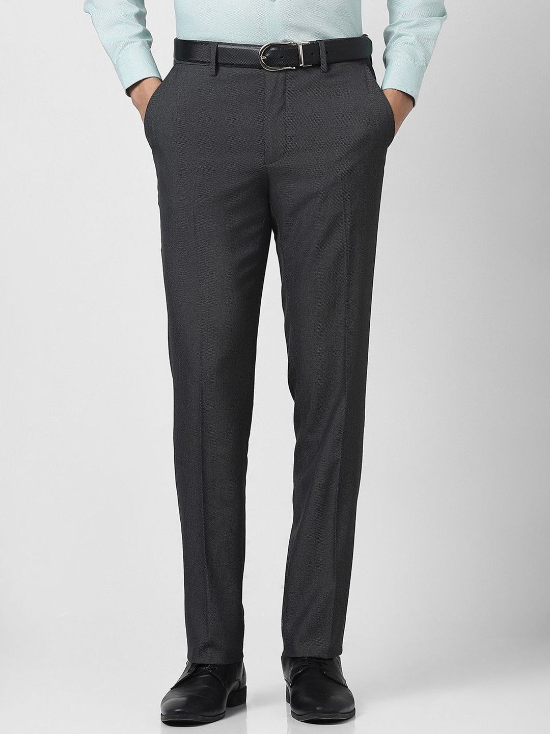Van Heusen Men Slim Fit Formal Trousers-picture-18