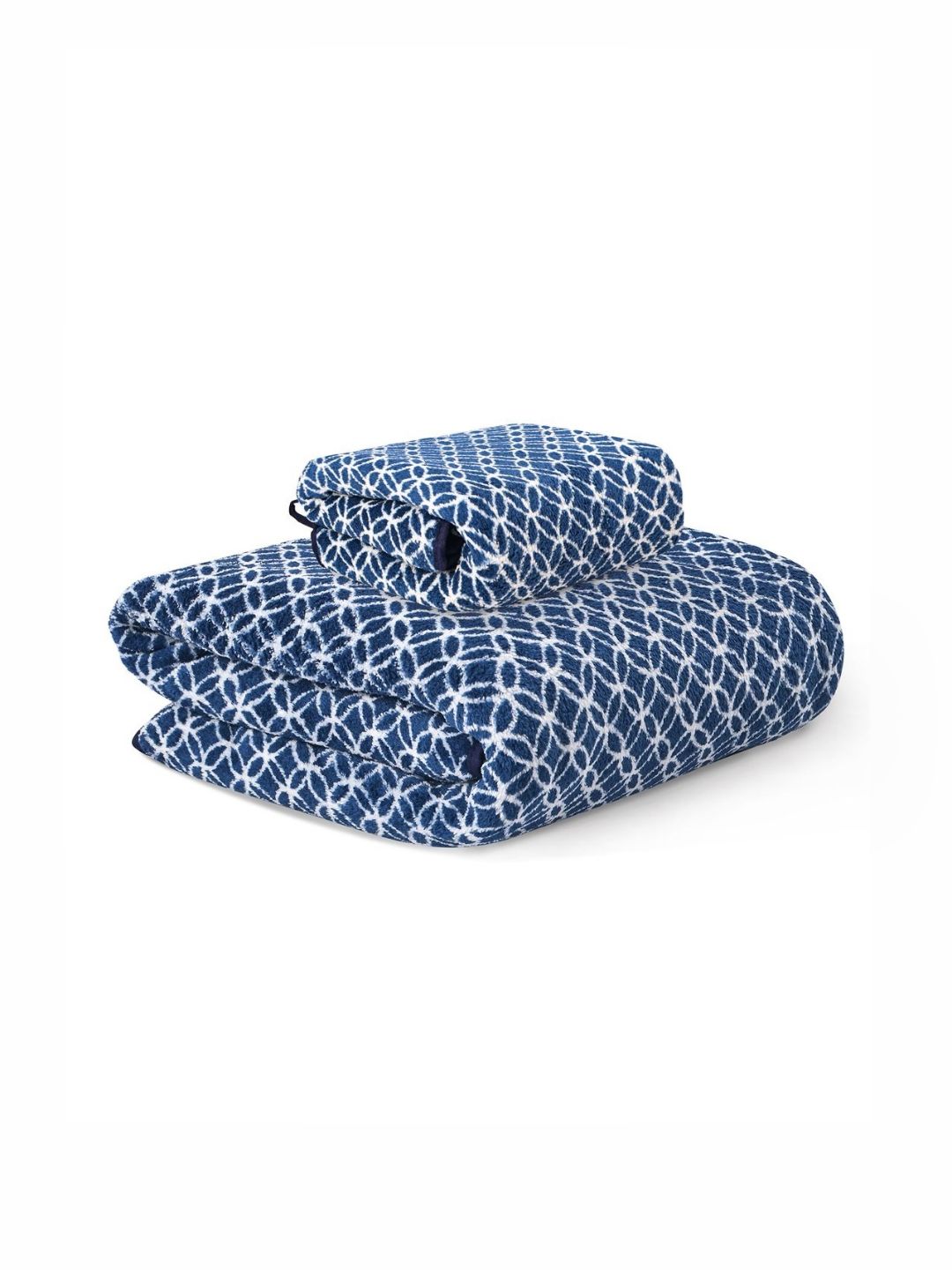 Myntra Elegant Homes Blue 2 Pieces Printed Microfiber 400 GSM Bath Towels-picture-37