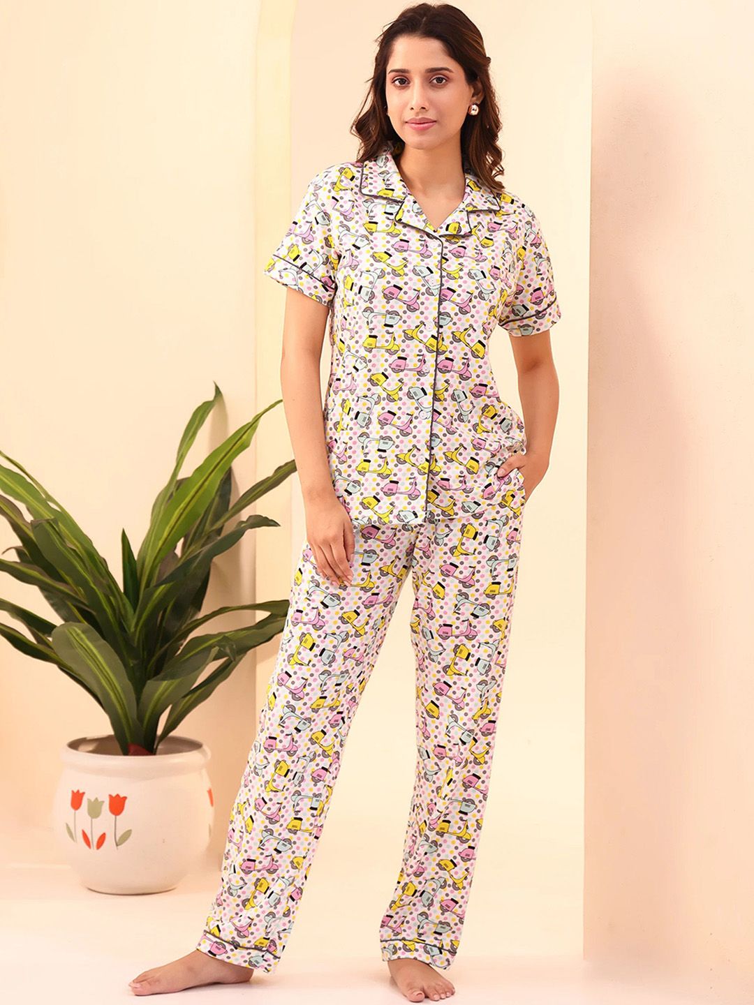 NAP STORY Women Printed Night suit-picture-20