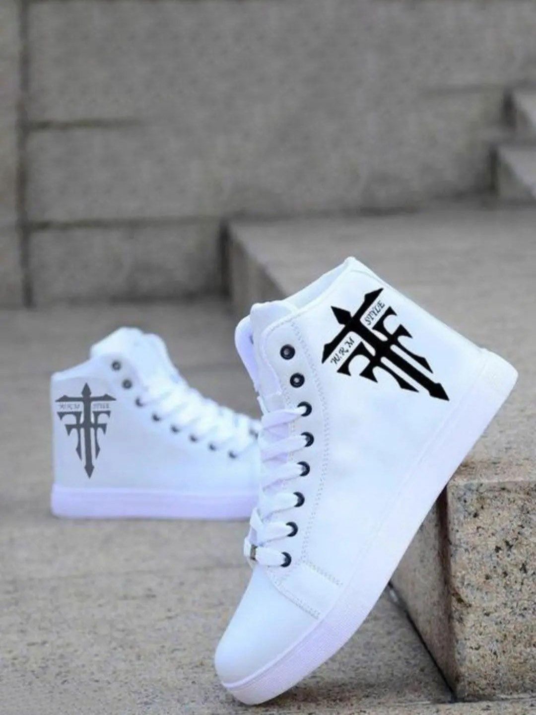 DRACKFOOT Men Solid Mid-Top Round Toe Sneakers-image-32