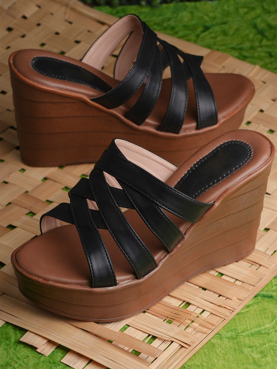 Froh Feet Women Open Back Wedge Sandals-picture-35