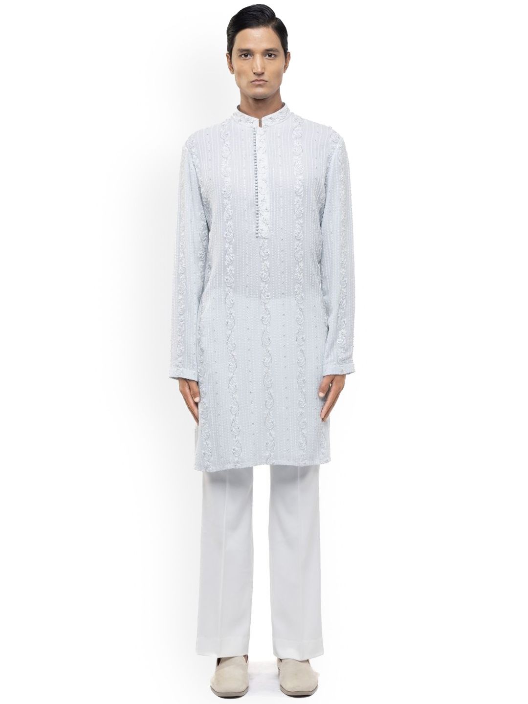 SDS By Kushal Shah Men Ethnic Motifs Embroidered Regular Kurta Sets-picture-40