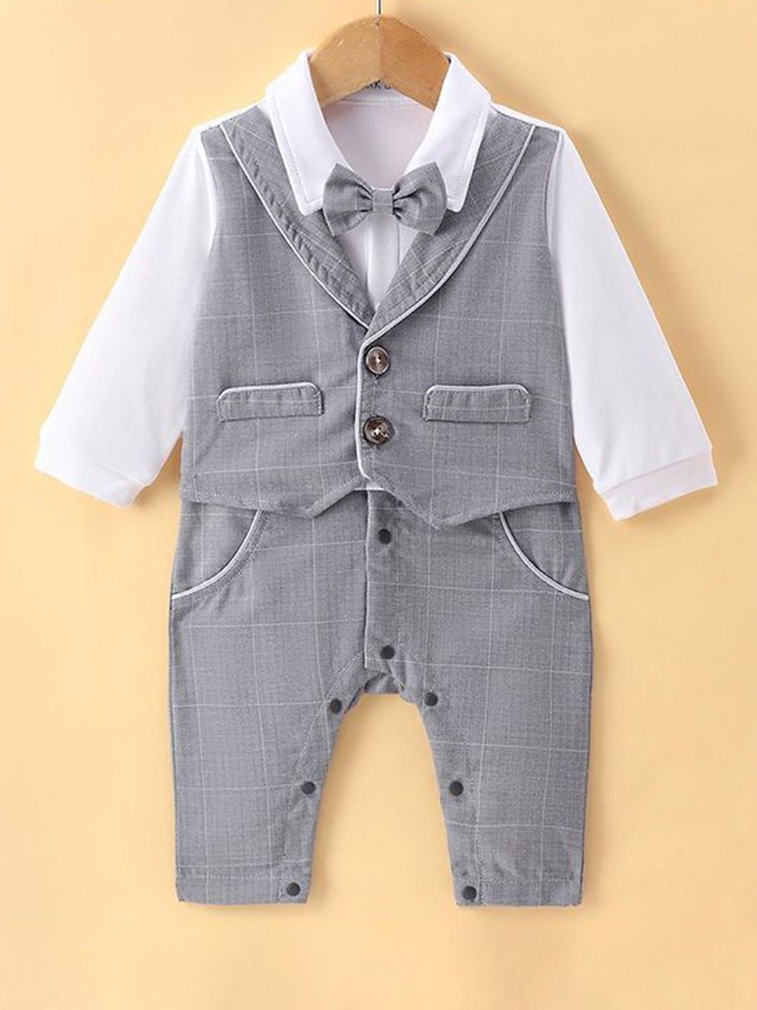 Mark & Mia Infant Boys Full Sleeves Romper-picture-11