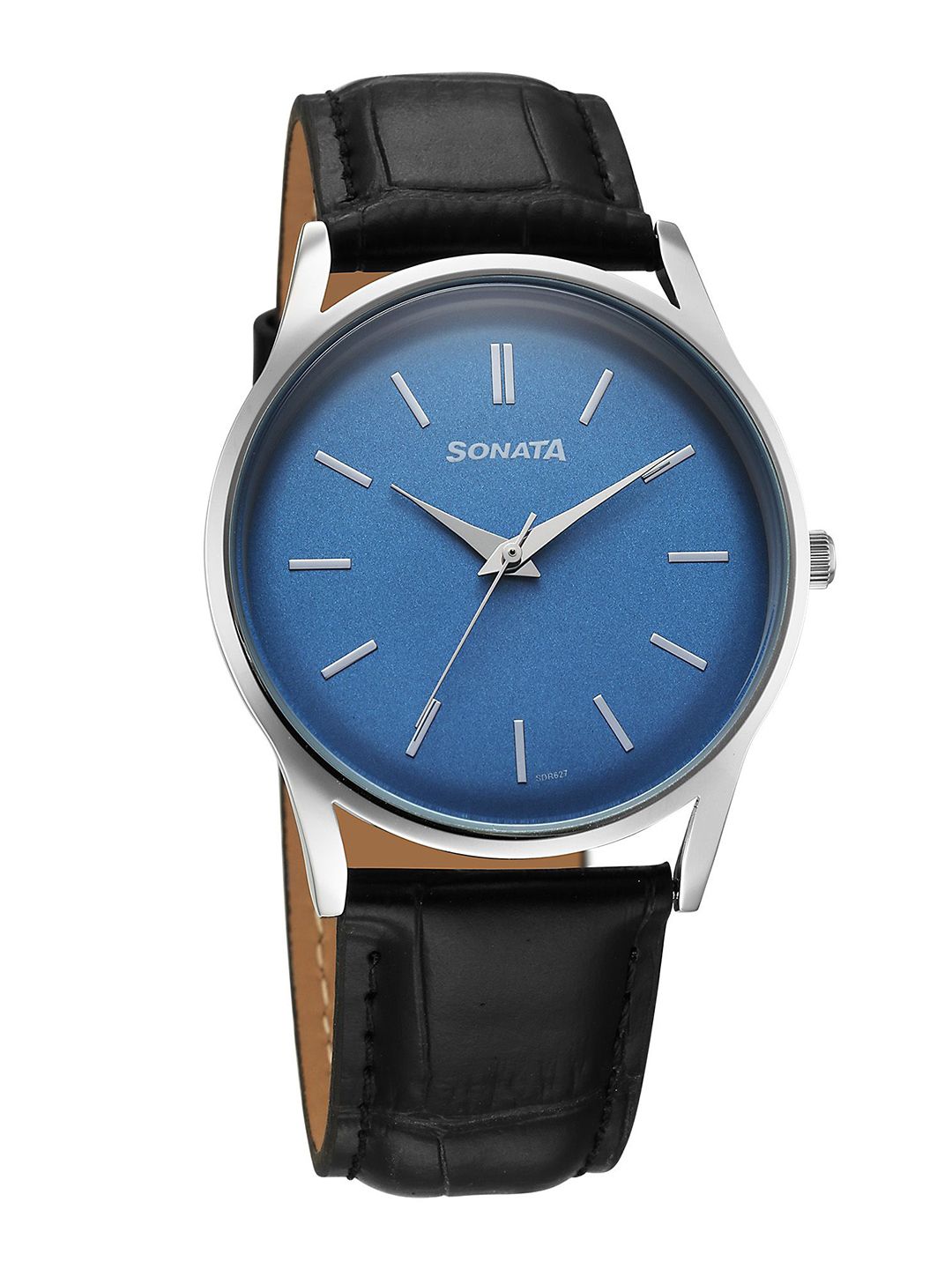 Sonata Men Brass Dial & Leather Straps Analogue Watch 77140SL03-image-35