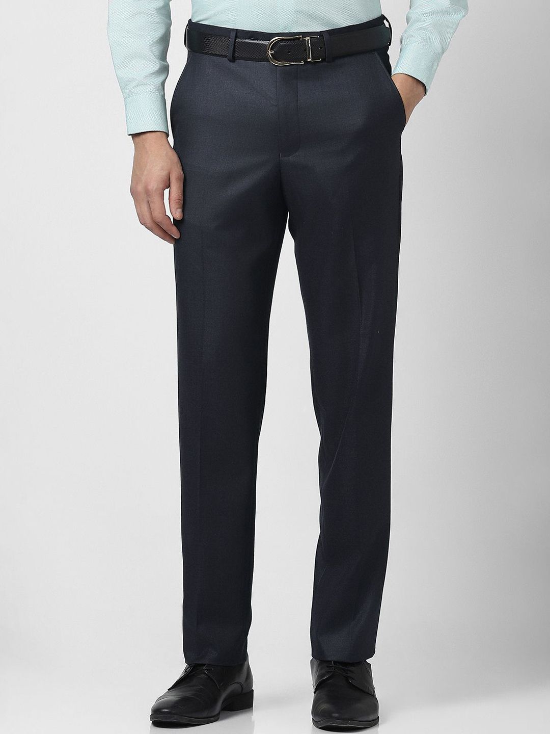 Van Heusen Men Regular Fit Formal Trousers-picture-19