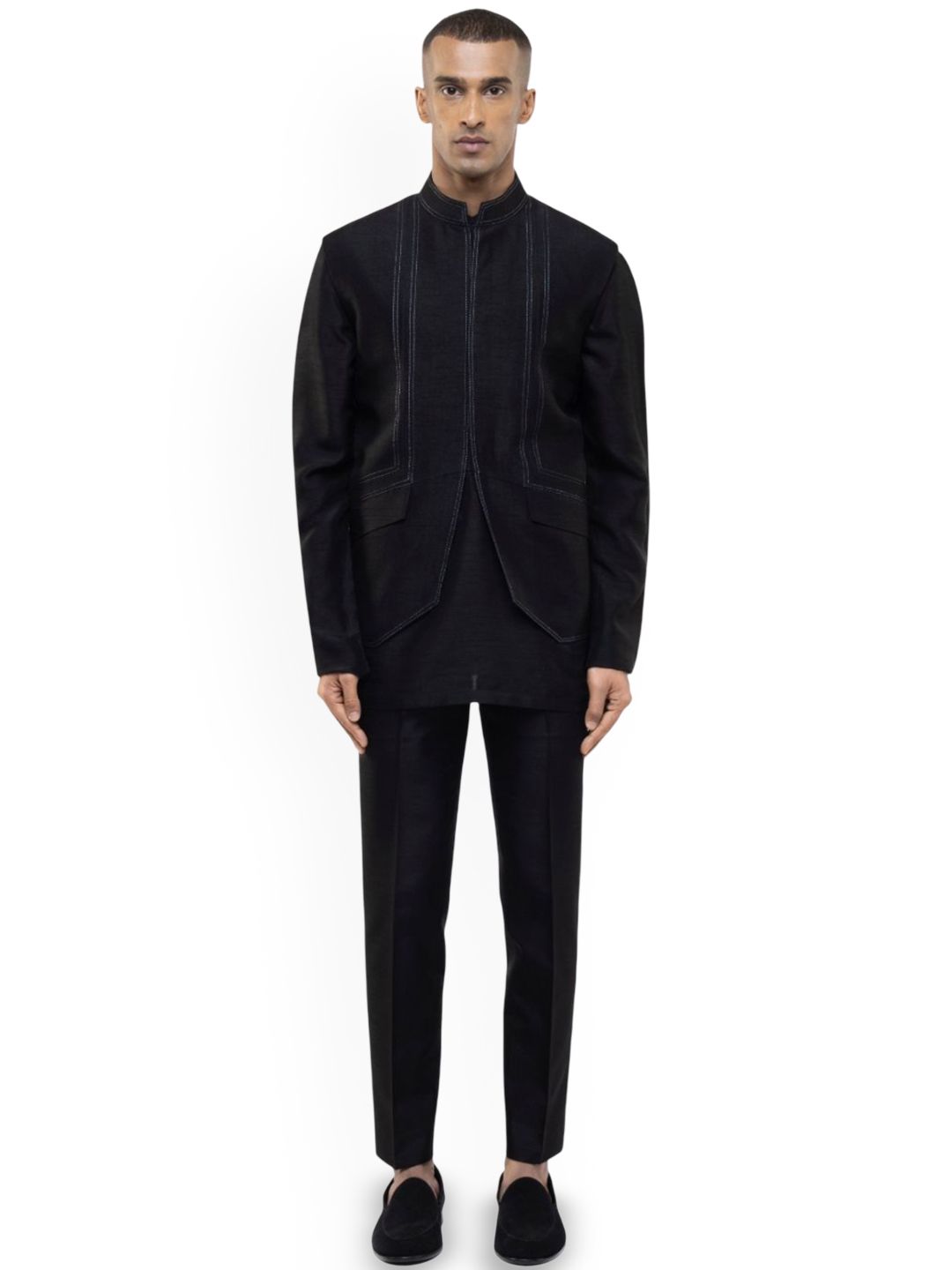 SDS By Kushal Shah Men Regular Kurta with Trousers-picture-38