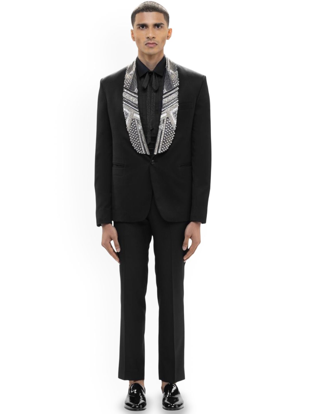 SDS By Kushal Shah Single-Breasted Three-Piece Suit-image-49