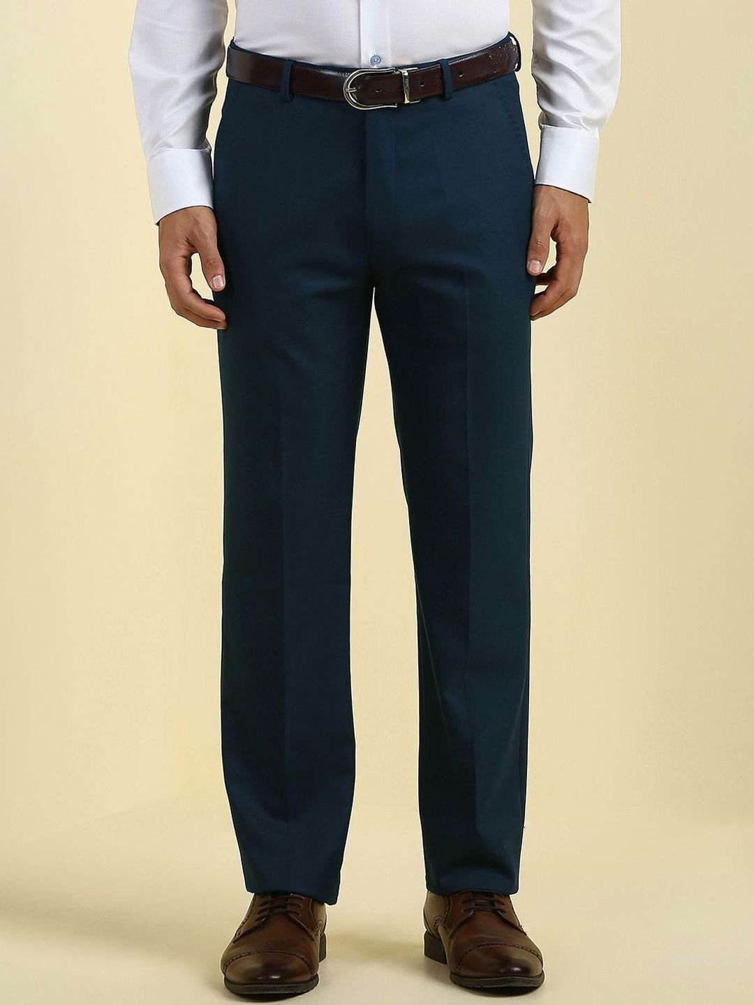 Allen Solly Sport Men Straight Fit Formal Trousers-picture-19