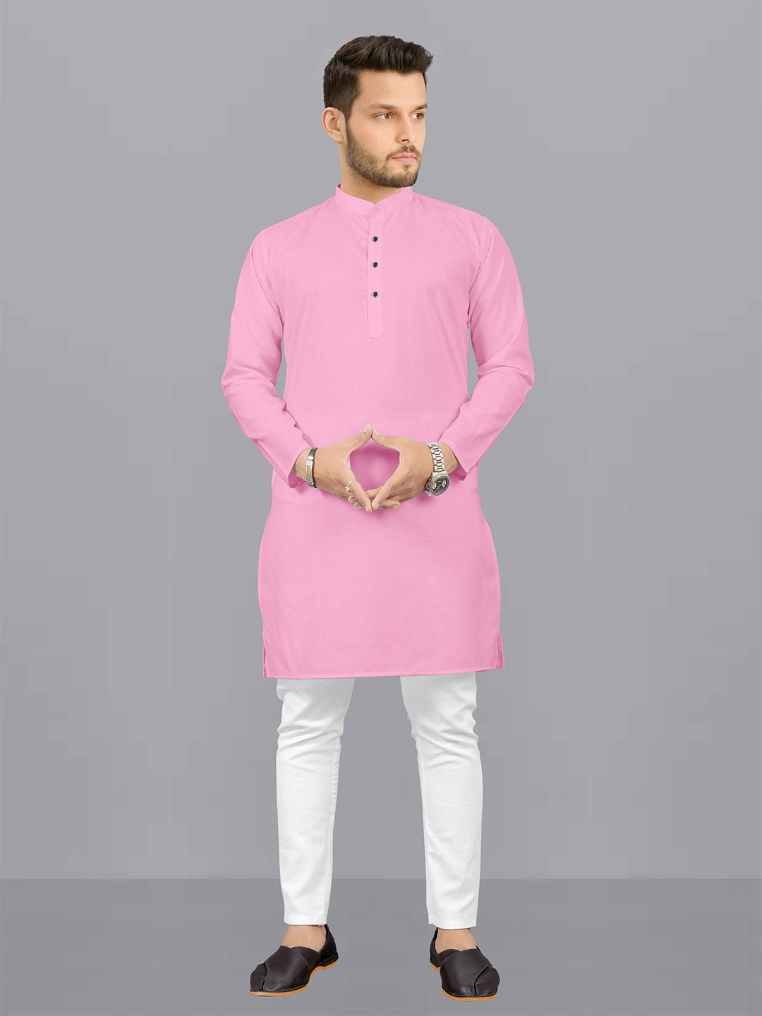 VS MALL Mandarin Collar Straight Kurta-picture-23