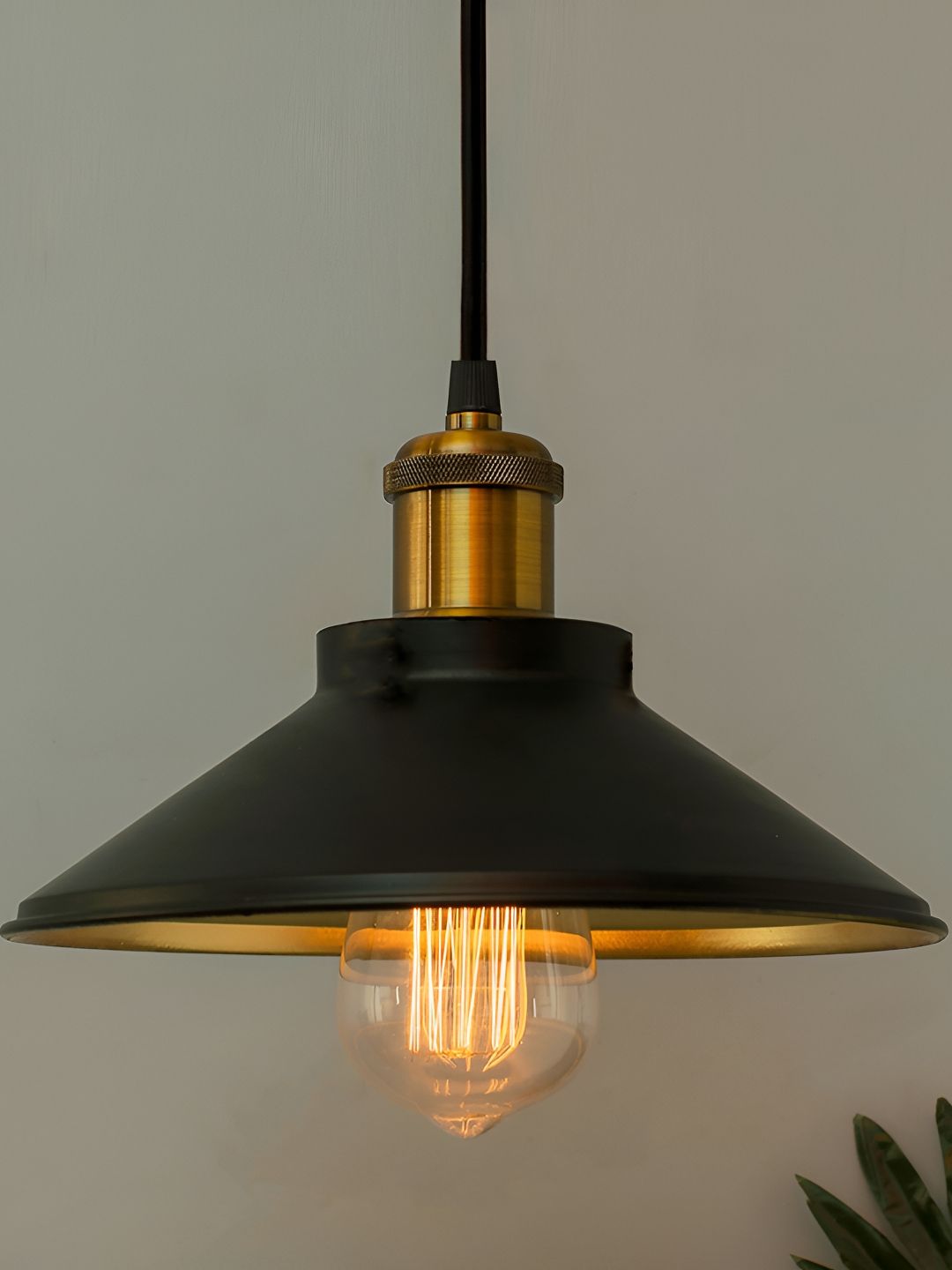 Decorcity Black & Gold-Toned Ceiling Lamp-picture-28