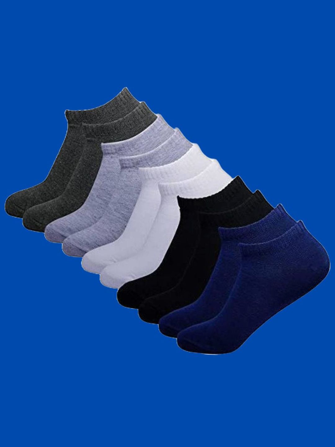 MJE Men Pack Of 5 Ankle-Length Socks-picture-20