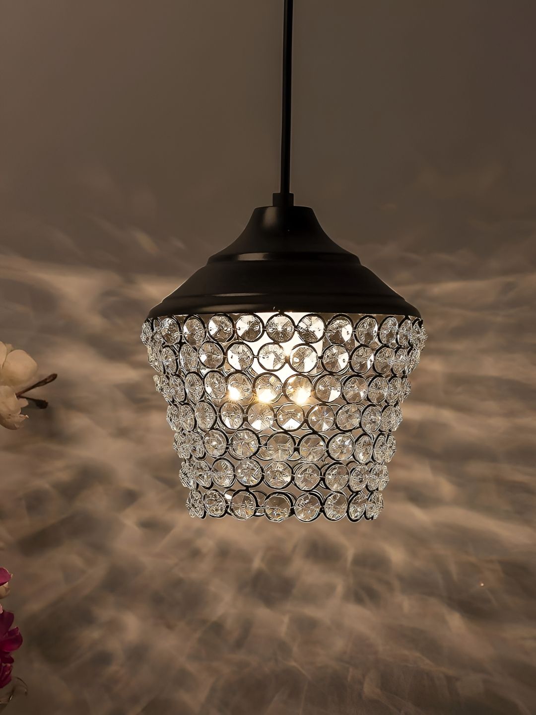 Decorcity Black & White Printed Ceiling Lamp-image-24