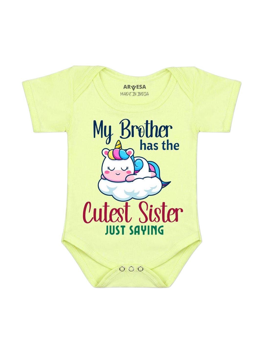 Arvesa Cutest Sister Printed Bodusuit-picture-31