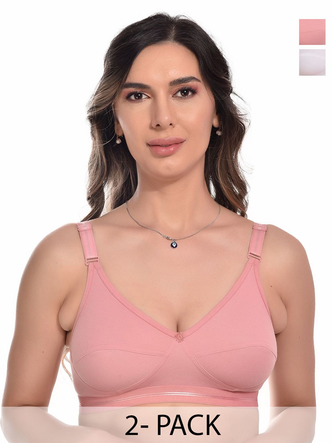 TEENPLUS Pack Of-2 Full Coverage Bra