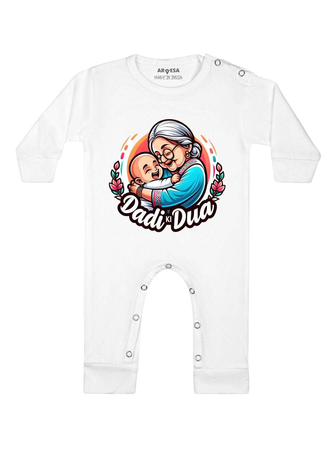Arvesa Dadi Dua Printed Bodysuit-picture-26
