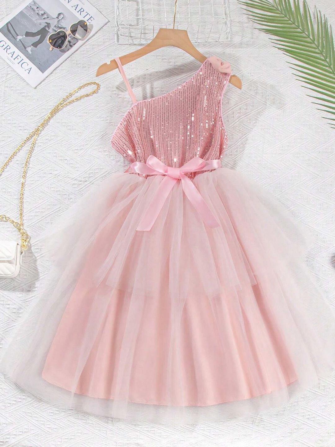 BAESD Girls Embellished Fit & Flare Dress-picture-42