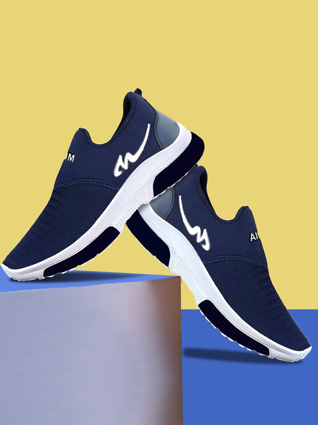 Aircum Men Round Toe Lightweight Slip-On Sneakers-image-20