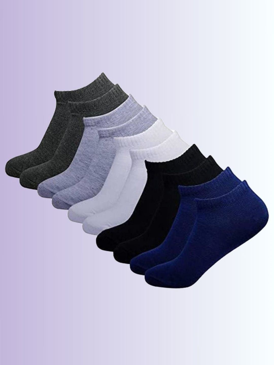 MJE Men Pack Of 5 Ankle Length Socks-picture-35
