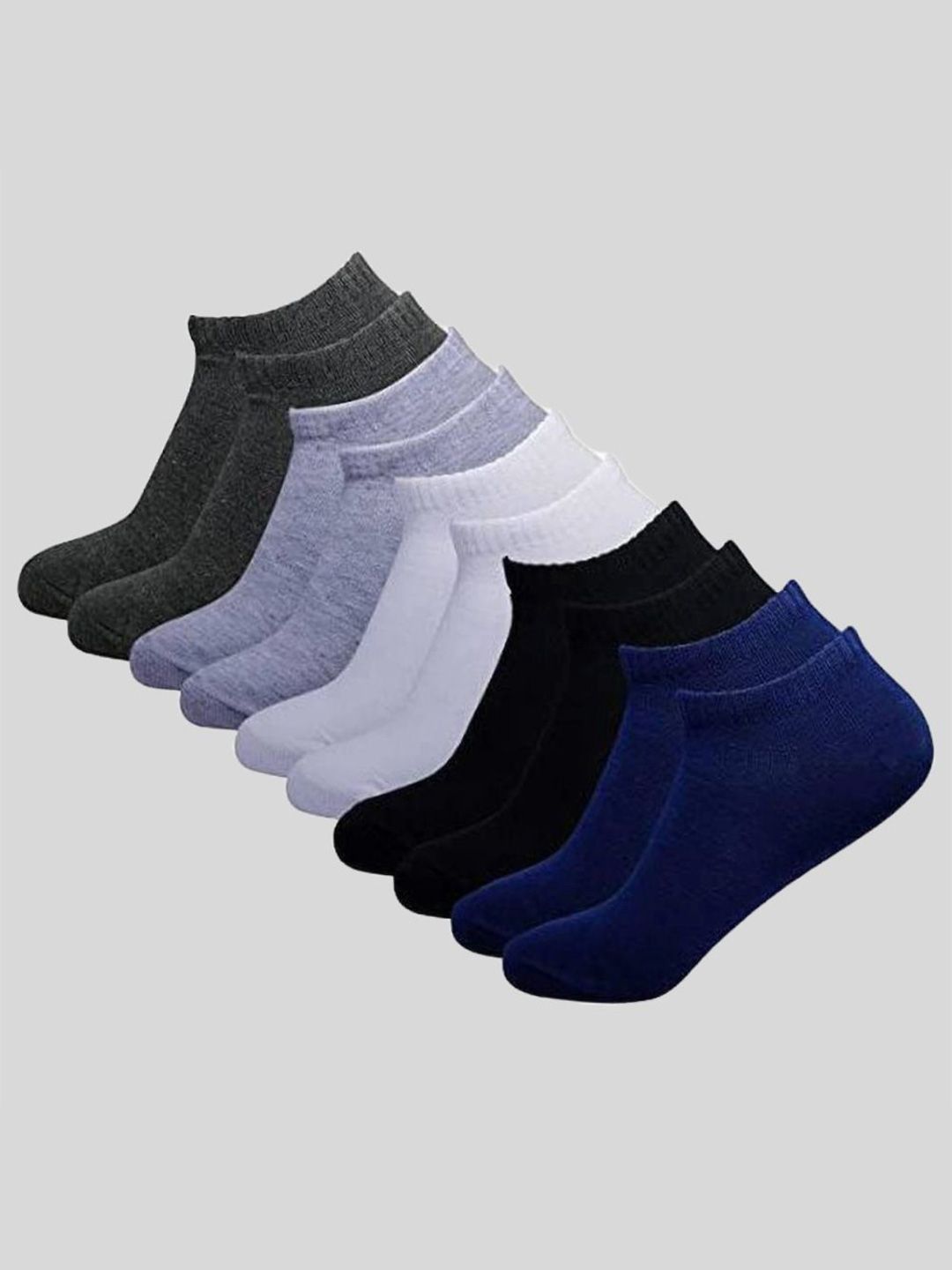 MJE Men Pack Of 5 Ankle-Length Socks-picture-19