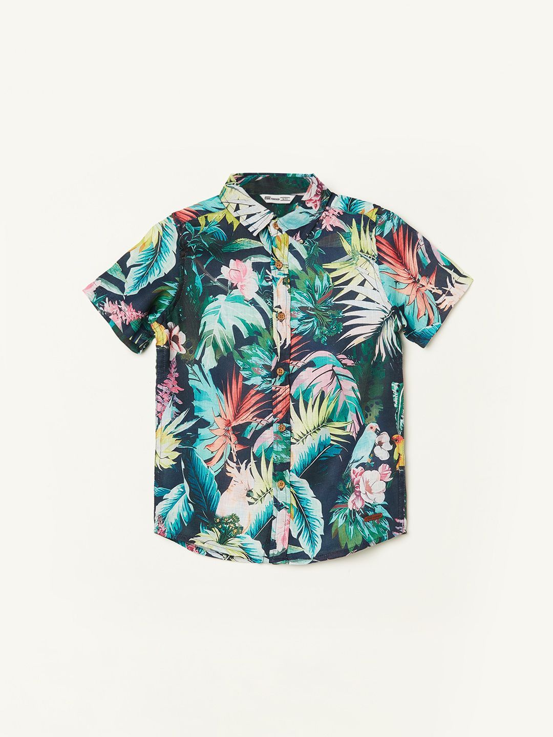Fame Forever by Lifestyle Boys Floral Printed Casual Shirt-picture-54