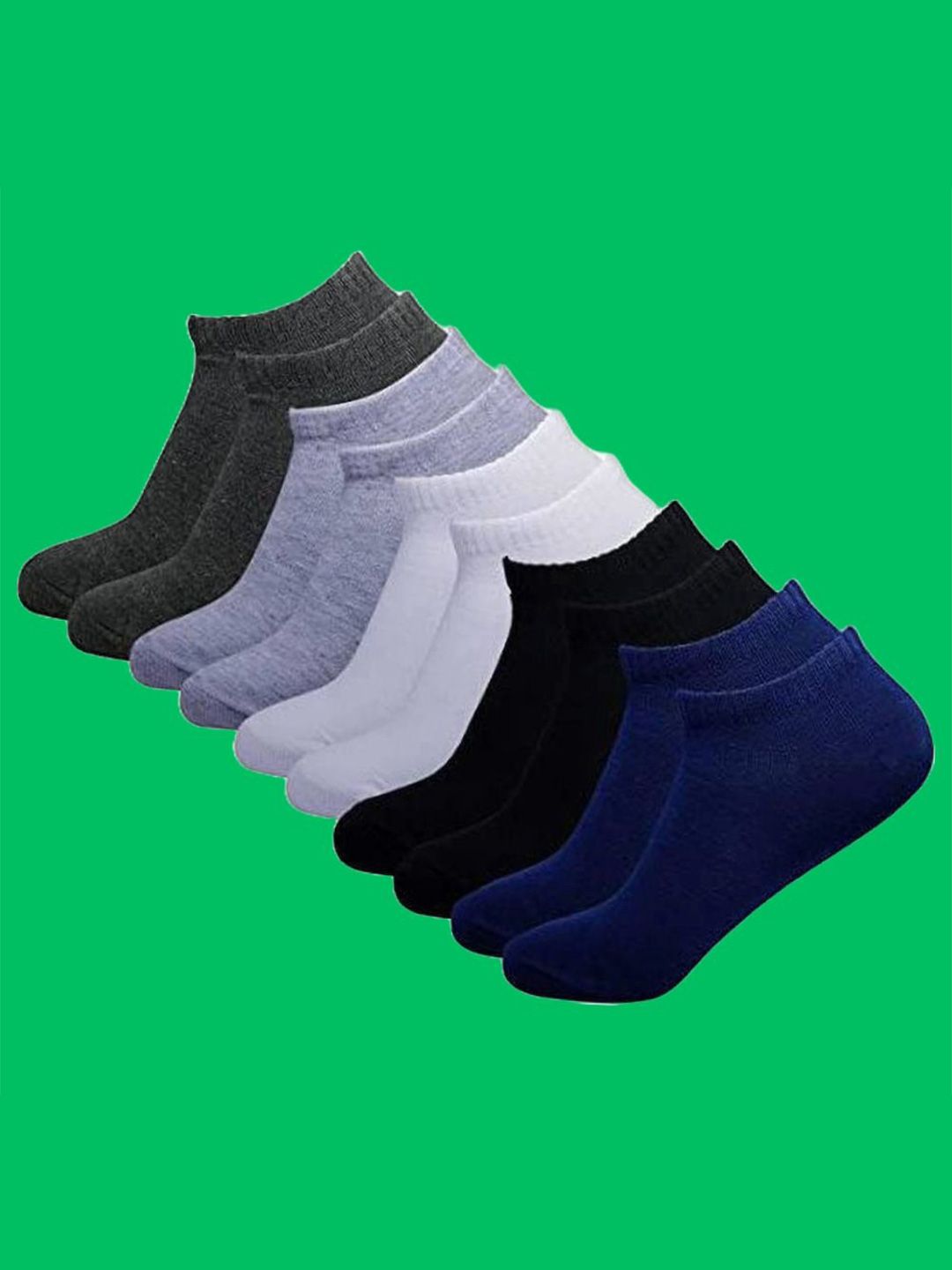 MJE Men Pack Of 5 Ankle Length Socks-picture-26