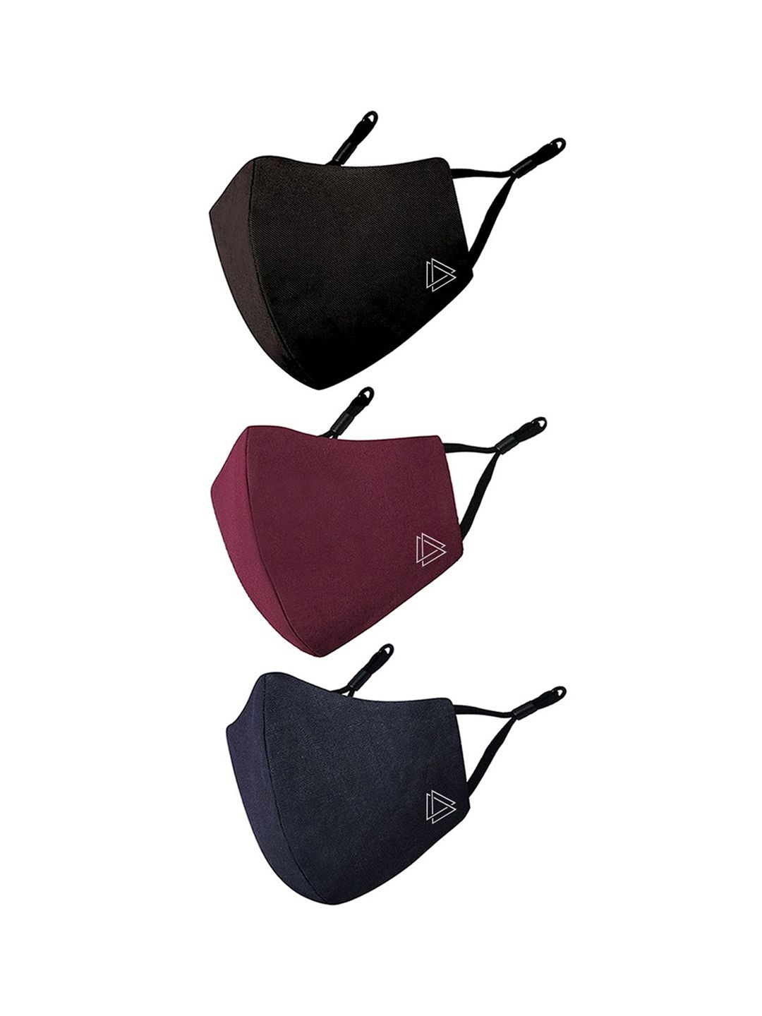 MASQ Pack Of 3 Pure Cotton Outdoor Masks