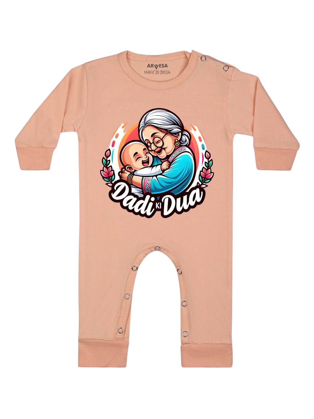 Arvesa Dadi Dua Printed Bodysuit-picture-25