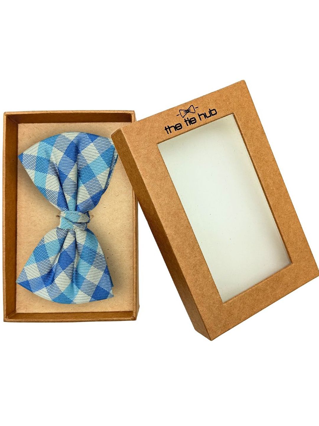 The Tie Hub Men Checked Bow Tie-picture-48