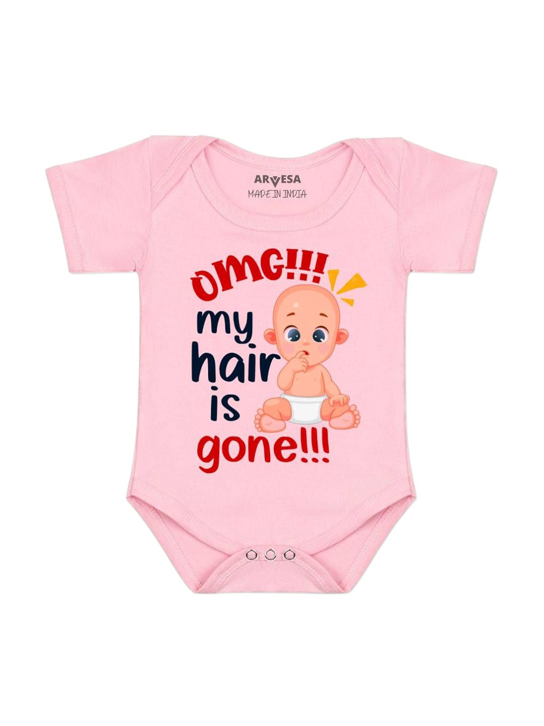 Arvesa Omg My Hair is Gone Printed Bodusuit-picture-30
