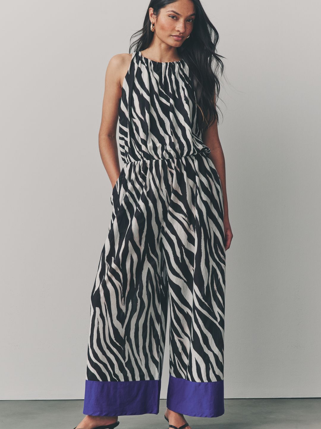 NEXT Printed Wide Leg Basic Jumpsuit-picture-42