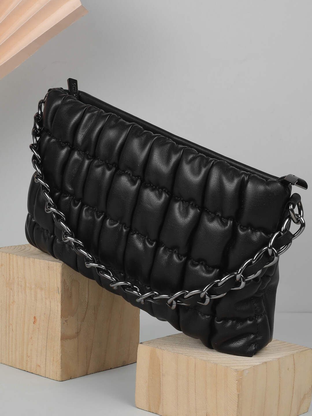 Metro Women Textured Crossbody Quilted Sling Bag-picture-22