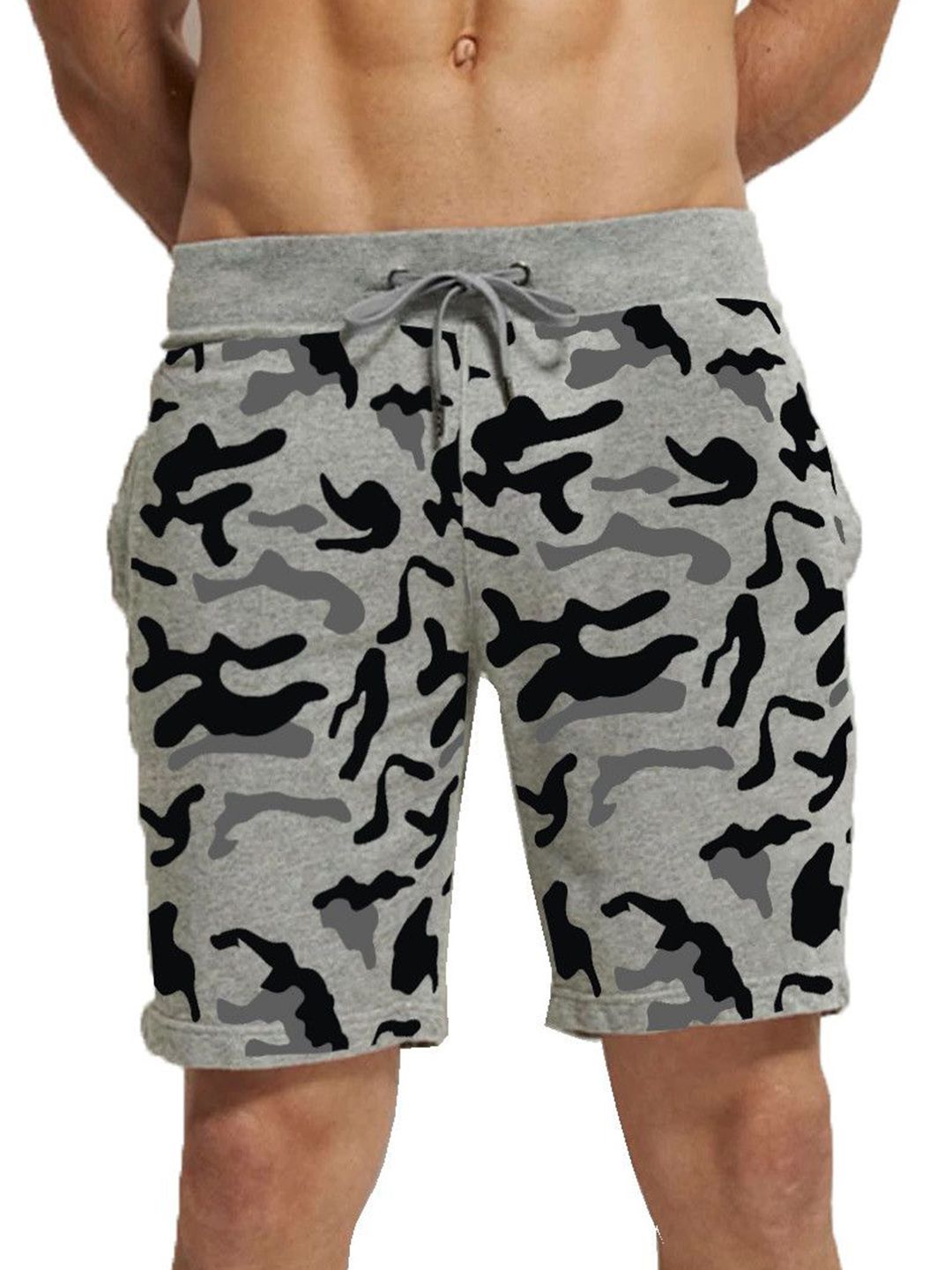 Hotfits Men Camouflage Printed Shorts-picture-54