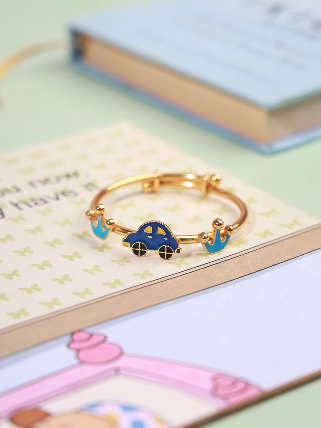 Elegante kids Infant Girls Gold-Plated Skin-Friendly Bangle-picture-43