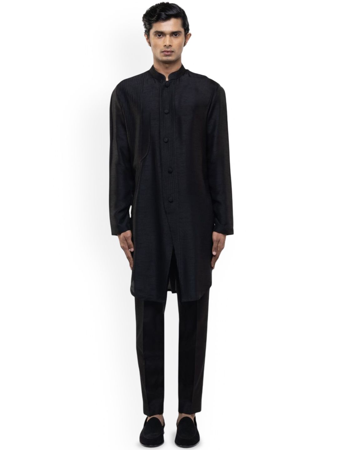 SDS By Kushal Shah Men Solid Kurta with Trousers-picture-21