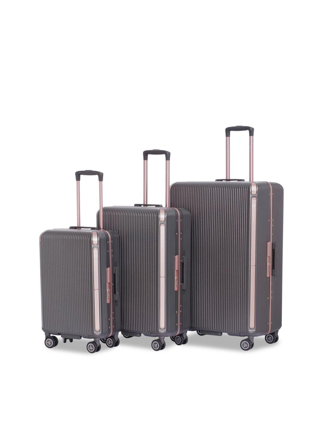 SWISS MILITARY Hamilton Set Of 3 Hard Sided Trolley Bag-image-49