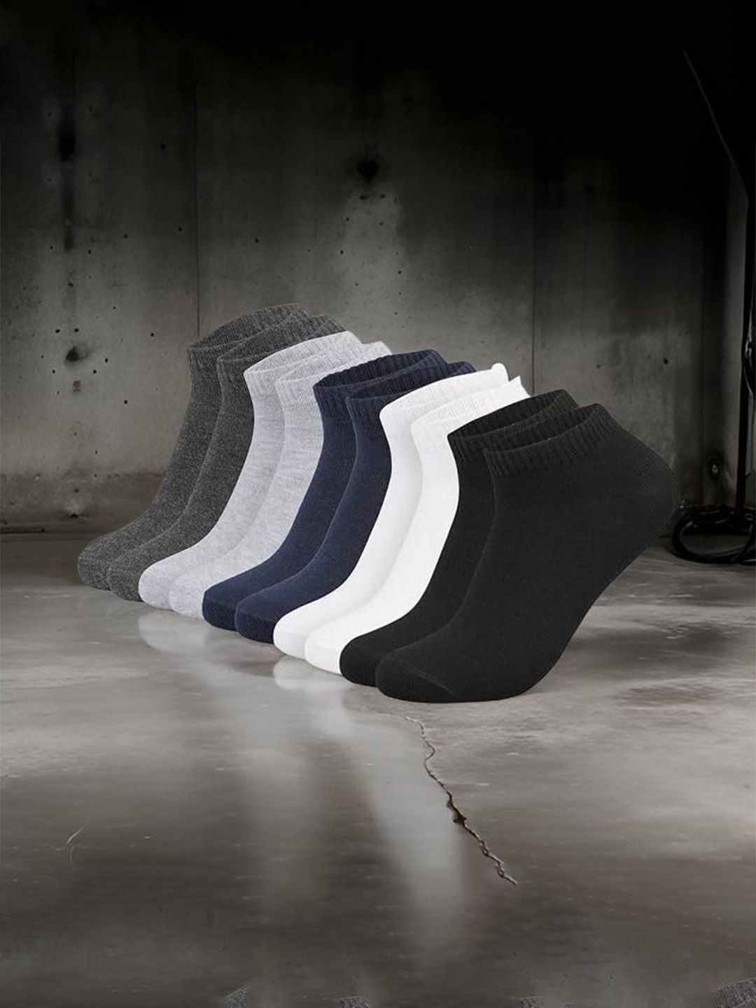 MJE Men Pack Of 5 Ankle Length Socks-picture-21