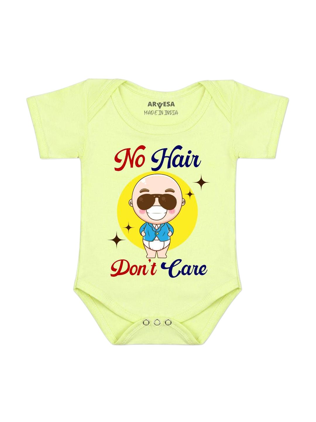 Arvesa No Hair Dont Care Printed Bodusuit-picture-40