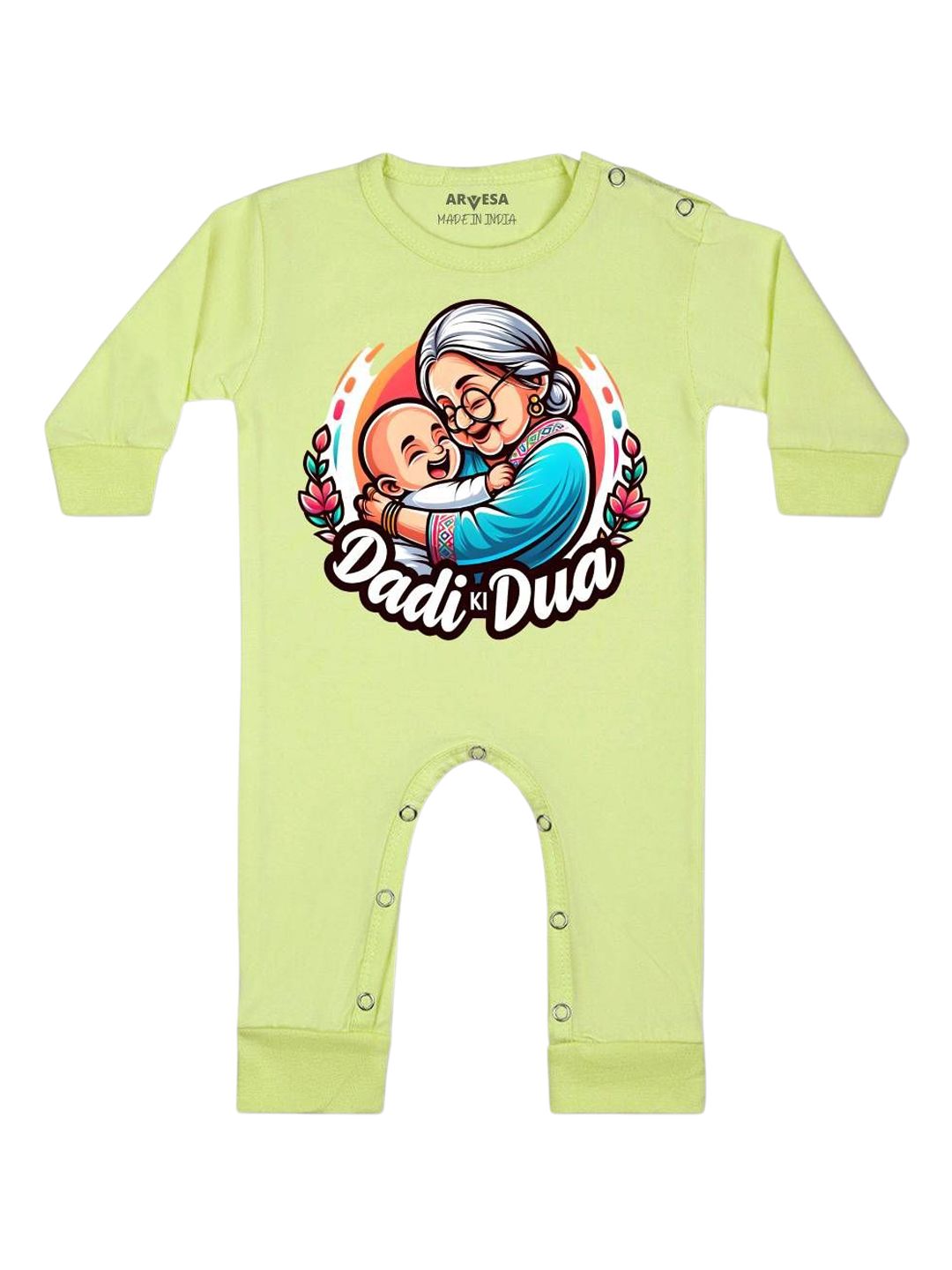 Arvesa Dadi Dua Printed Bodysuit-picture-31