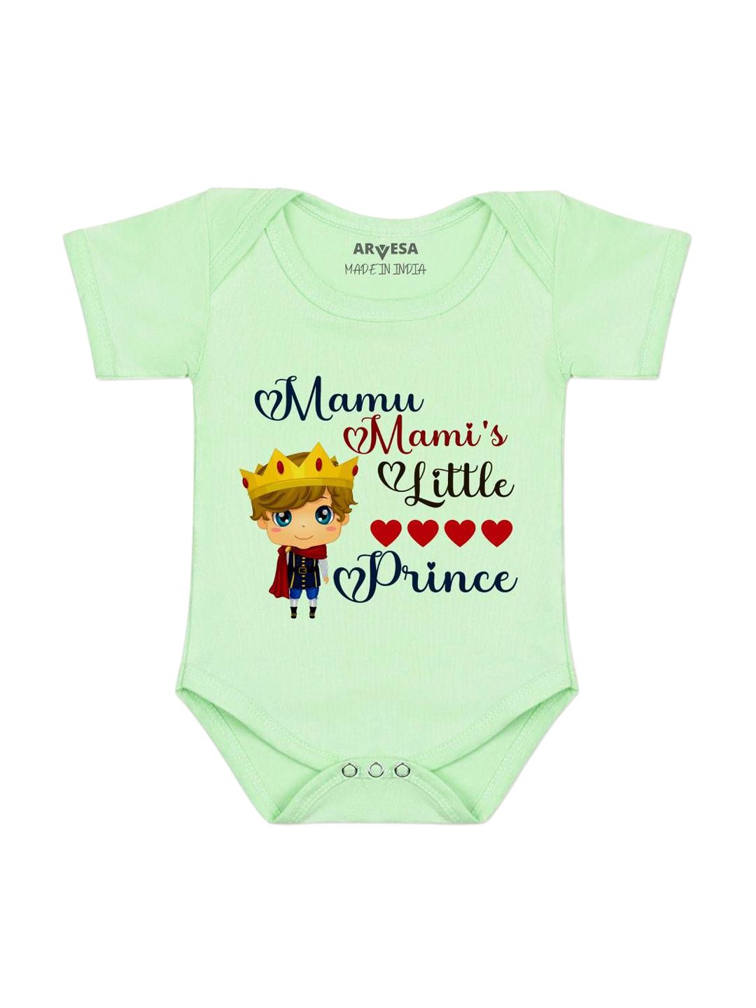 Arvesa Mamu Mami Little Prince Printed Bodusuit-picture-34