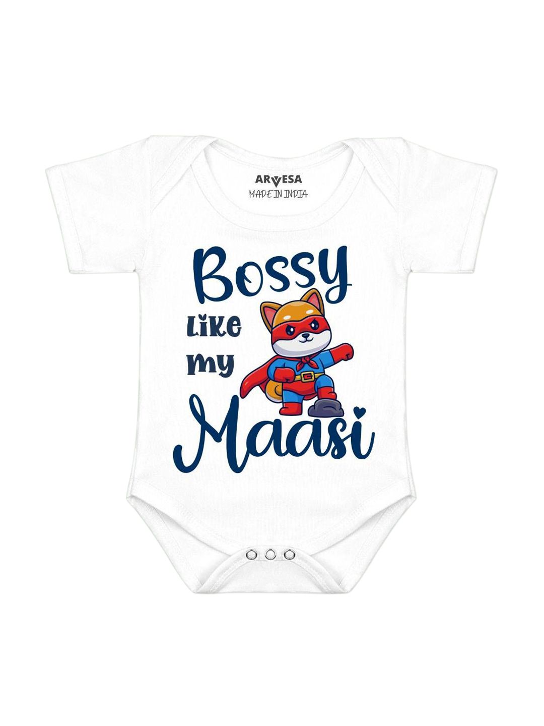 Arvesa Bossy Like My Maasi Printed Bodusuit-picture-18